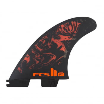 QUILHA FCS II FT LARGE PC - BLACK/RED