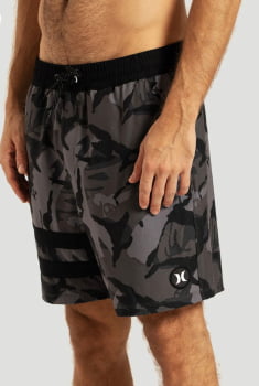 SHORTS VOLLEY HURLEY PHANTOM ESTAMPADO 